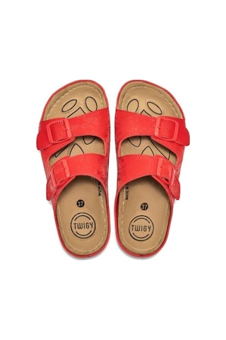 Twigy Dilay Kadın Terlik Kırmızı 36/40 BB0362 Kırmızı