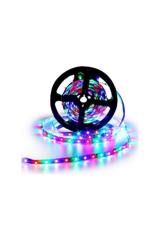3528 Tek Çipli Silikonlu Kumandasız Rgb Şerit Led | 5 Metre |