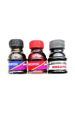 Çini Mürekkebi Kırmızı 15ml Çok Renkli