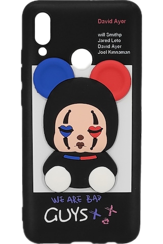 Nettech Huawei P Smart 2019 Uyumlu Three D Case Seri Arka Koruma