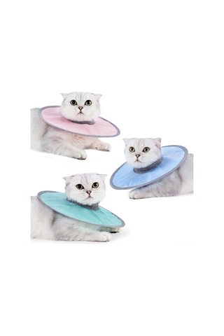 Hombey Kedi Ameliyat Sonrası Yalama Engelleme Kolye, Yumuşak Ribalı Yaka, Ayarlanabilir Çekmecik, Ye-meyve İçebilme Özelliği, Turkuaz M Ya001k071