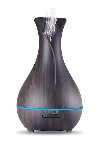 550 Ml Hava Nemlendirici Buhar Makinesi Ultrasonik Aroma Difüzör Oda Nemlendirici 7 Led Işıklı