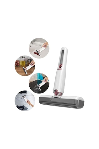 Taşınabilir Temizlik Paspası Mini Mop Tezgah Pencere Oto Cam Silme Aleti