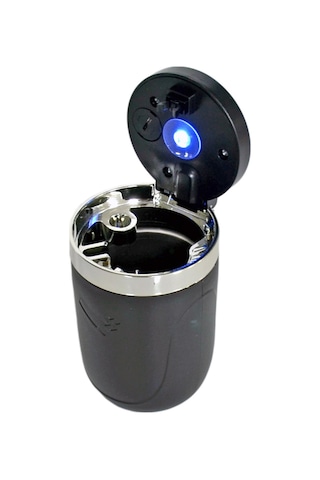 Carub Küllük Portatif Lüx Işıklı Abs Metal Aparatlı Siyah Br2944642