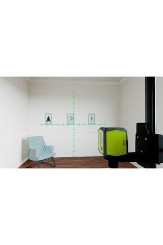 Ryobi RBCLLG2 15 Metre Yeşil Çarpraz Lazer Metre - 5133005497