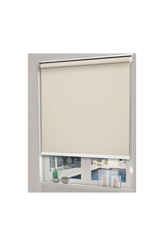 Lotus Serisi Koyu Krem Rengi A Kalite Mat Stor Perde Koyu Krem Koyu Krem