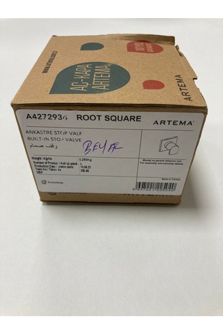 VitrA Loop R 7400680 Beyaz Kumanda Paneli & Stop Valf Beyaz