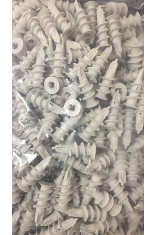 Çetsan Burgulu Alçıpan Dübeli / Burgulu Dübel 250 Adet Gri Renk