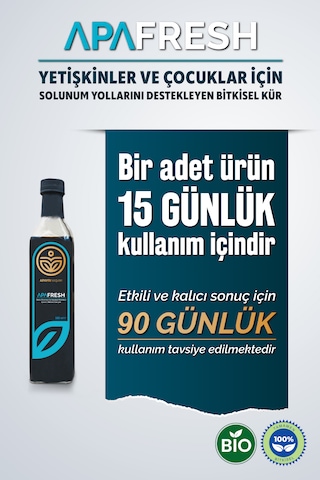 Apayrı Yaşam Apafresh Nane ve Kozalak Pekmezi İçeren Bitkisel Karışım 500 ML