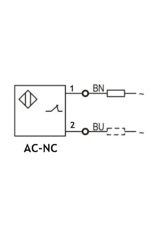 Autonics Cr18-8ac ,m18/8mm Ac-nc 2-kablo Kapasitif Sensör