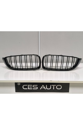 Bmw F32 F36 Uyumlu M4 Çift Çıta Pianoblack Panjur Takımı Sıfır 1
