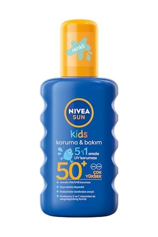 Nıvea Sun Spf50+ Çocuklar İçin Yüksek Güneş Koruyucu Vücut Spreyi 200ml,ekstra Suya Dayanıklı,e&c Vitamini