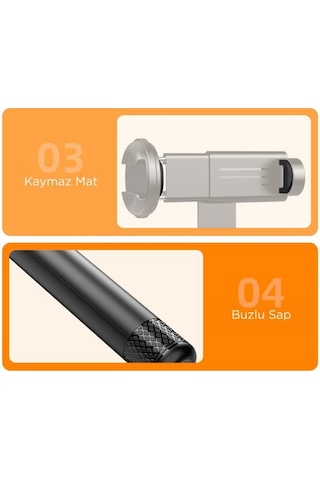 Torima C10 Çok Amaçlı Tripod Kumandalı Selfie Çubuğu Siyah