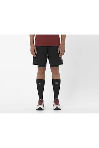 Salomon S/lab Salomon Ultra 2ın1 Erkek Koşu Şortu Lc2779400 Siyah