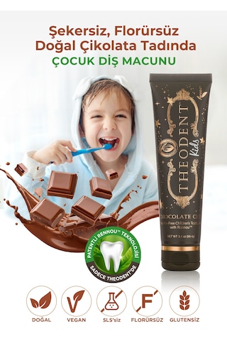 Theodent Classic & Kids Diş Macunu 2 Li Paket Rennou , Doğal Vegan Florürsüz 2 Li Avantajlı Paket Diş Minesi Bakımı