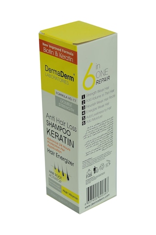 Dermaderm Saç Dökülmesine Karşı Keratin Biotin ve Vitaminli Şampuan 250 ML