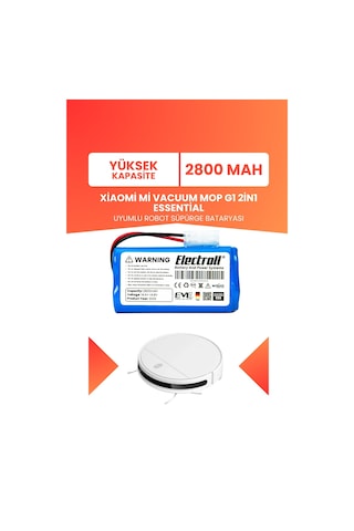 Electroll Xiaomi Mi Vacuum Mop Essential MJSTG1 Uyumlu 2800 Mah Batarya
