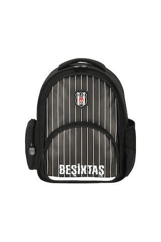 Okul Sırt Çantası ,sanslı Çift Gözlü Kalem Çantası Lisanslı Termos Matara Premium Set Siyah