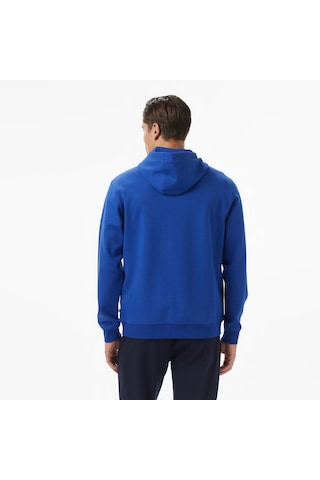 Nautica Erkek Mavi Classic Fit Kapüşonlu Sweatshirt Düz K57226t Mavi