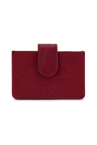 Tamer Tanca Unisex Hakiki Deri Bordo Kartlık 1148 871 Krtlk Sk25-26 Bordo Bordo