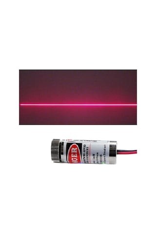 Çizgi Lazer Modül Kırmızı 650nm 3-5v 5mw 650nm Pointer Lens Ile Odak Ayarlı 12mm Çap