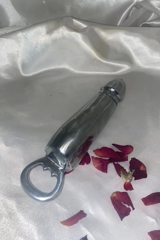 Şişe Açacak Peni S Objeli Büyük Boy Metal Krom Kaplama Bira Gazoz Açacağı Çok Renkli