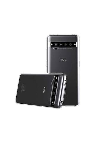 Microcase Tcl 10 Pro Slim Serisi Ince Soft Silikon Kılıf-Şeffaf