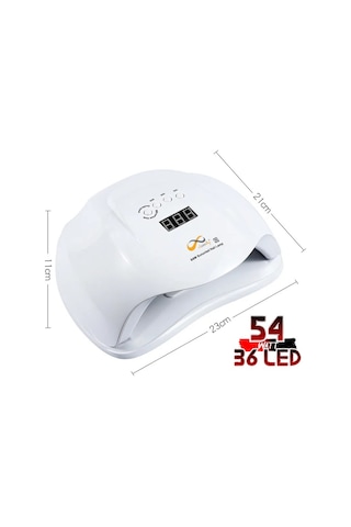 Cloody X54 Watt 57 36 Led Uv Led Kalıcı Oje Protez Tırnak Kurutucu Lamba