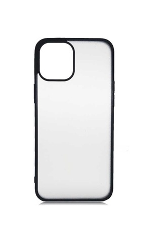 Apple Uyumlu iPhone 12 Pro Kılıf Zore Mess Kapak-Siyah