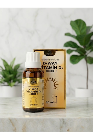 Gnb D-way Vitamin D3 1000 Iu Takviye Edici Gıda Sprey 30 Ml Gnb D-way Vitamin D3 1000 Iu Takviye Edici Gıda Sprey 30 Ml