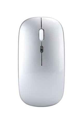 Ximistore9 M40 Gümüş 2.4g Kablosuz Fare, 3 Seviye Dpı Ayarı, Renkli Işıklandırma, 10m Mesafe, 500mah Şarj Edilebilir Pil, Ofis Ve Oyun İçin