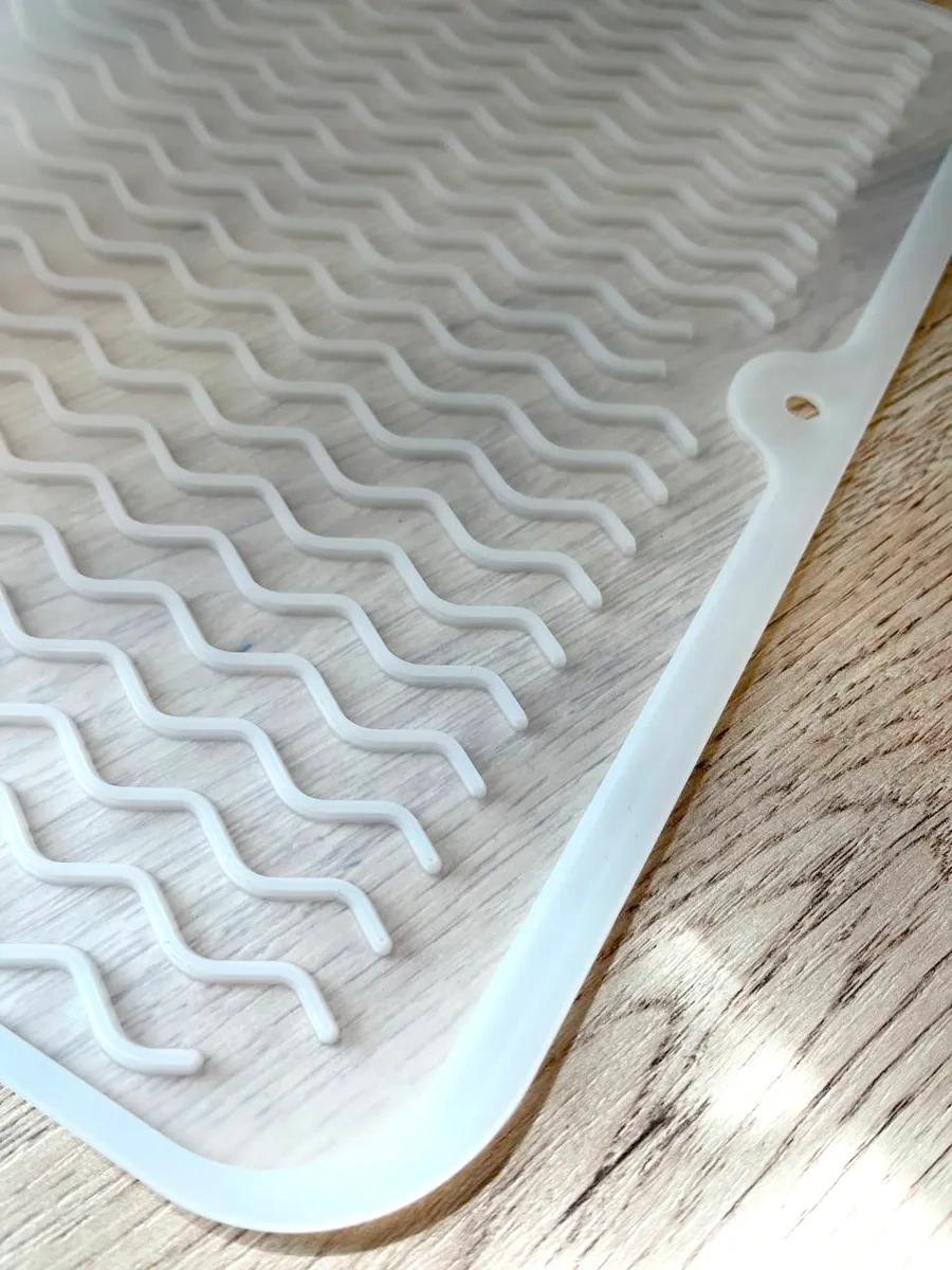 Kıtcon Shop Silikon Bulaşık Kurutma Paspası 261069432 Beyaz