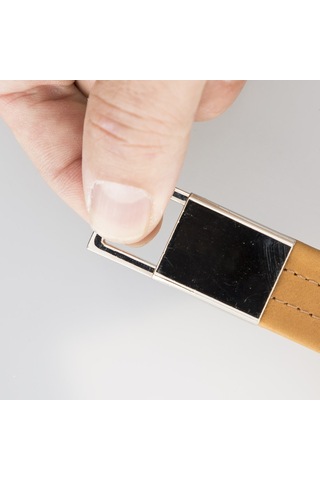 Deri Anahtarlık Bkr16 V9 Taba