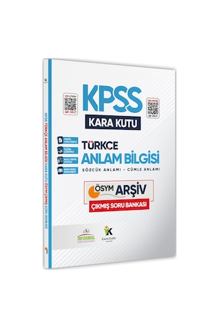 Kpss Türkçenin Kara Kutusu Anlam Bilgisi (SÖZCÜK-CÜMLE) D.çözümlü Konu Özetli Soru Bankası