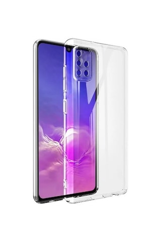 Samsung Galaxy Uyumlu A31 Kılıf Şeffaf Kamera Korumalı Silikon