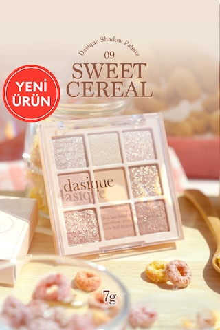 Dasique Mat Ve Işıltılı Renk Seçenekleri Sunan Far Paleti Shadow Palette 09 Sweet Cereal 09 Sweet Cereal