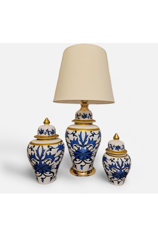 Osmanlı Çini Klasik Abajur Set Diğer