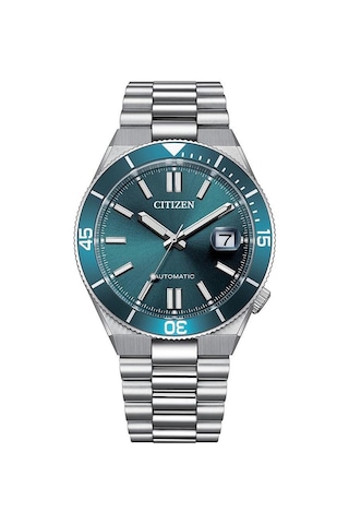 Citizen Tsuyosa Shore Petrol Blue Nj0231-56l Otomatik Erkek Kol Saati Metalik Gri