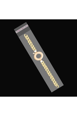 Suofeng 100 Adet Şeffaf Opp Torba - 5x25 Cm Boyutta Otomatik Yapışkan Kenar, İnce Çizgili Paketleme Torbaları Şeffaf