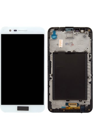Teknonet Lg K10 2017 Uyumlu Lcd+dokunmatik+çıtalı - Beyaz