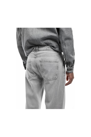 Koton Pamuklu Normal Bel Vintage Straight Fit Jean Pantolon Gri 6wam40060nd Gri