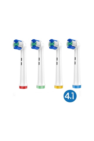 3d Maxcare - 3 Boyutlu Temiizlik Oral B Şarjlı Diş Fırçası Yedek Başlığı - 4 Adet Yedek Başlık