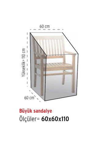 Homaks Sandalye Koruma Örtüsü 60X60