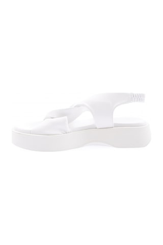 Dgn 4848-22y Kadin Kalin Bantli Sandalet 4848-2027-R0198 Beyaz