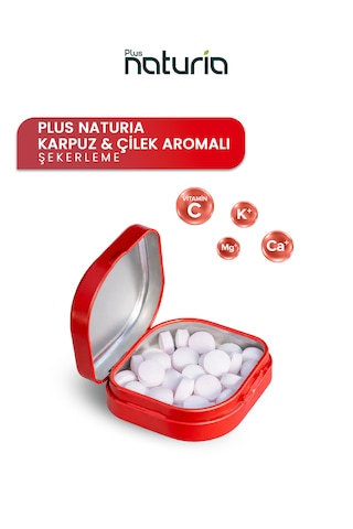 Karpuz Ve Çilek Aromalı Şekersiz Şekerleme