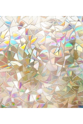 Qingmipy 3b Görünüm Film - Uv Koruma, Gizlilik Ve Dekoratif Işık Efekti İle Pencereler İçin Beyaz