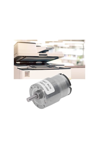 Jeemson Alüminyum Kasa Bakır Bobinli Worm Gear Motor, Dc 24v 22rpm, Otomatik Kilitleme, Düşük Gürültü, Yüksek Tork, Ev Ve Ofis Otomasyonu İçin