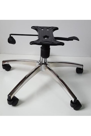 Kamusalmarket Makam Koltuğu Krom Yıldız Ayağı Çift Kollu Mekanizma 100 Lük Kro