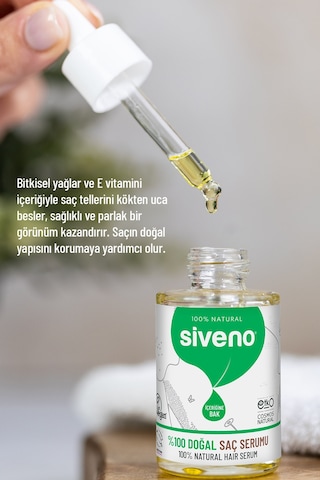 Siveno Biberiye Yağlı Dökülme Karşıtı Onarıcı 10 Mucizevi Yağdoğal Saç Bakım Serumu 30ml