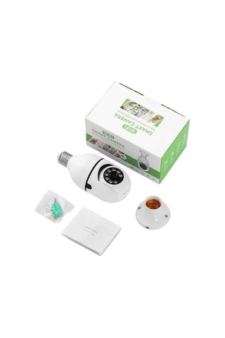 Ev Kamerası Wifi Kamerası Gece Görüşlü Akıllı Ampül Kamera